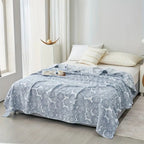 Floral Jacquard Blanket