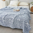 Floral Jacquard Blanket