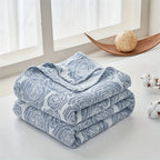 Floral Jacquard Blanket