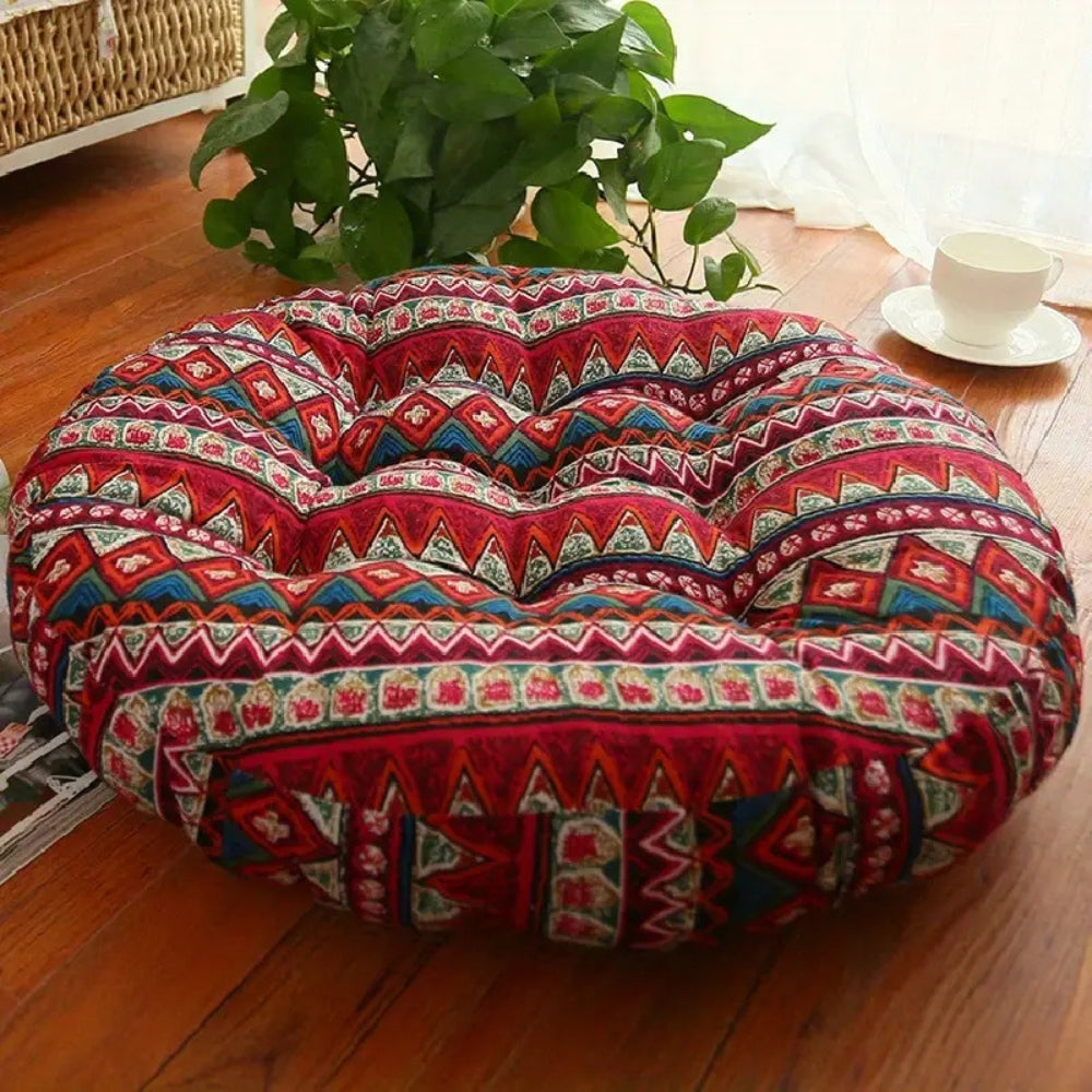 Floral Round Cushion