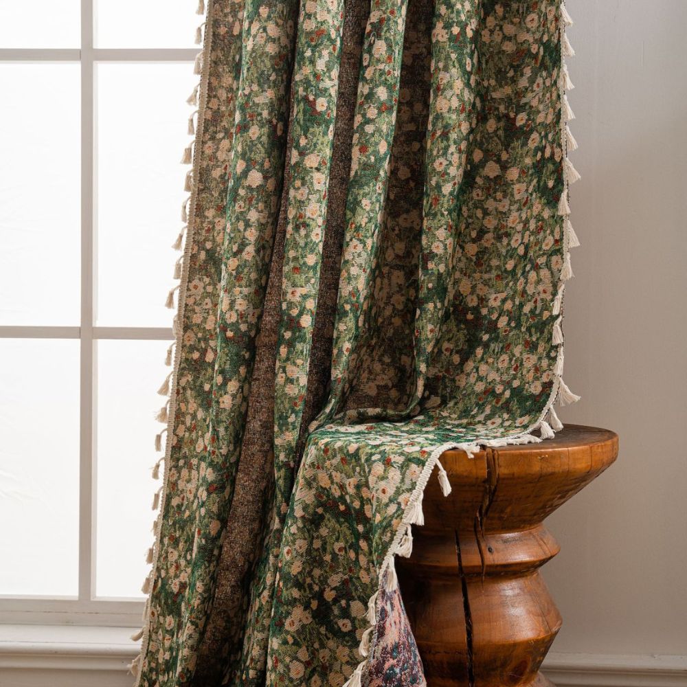 Floral Tapestry Curtain