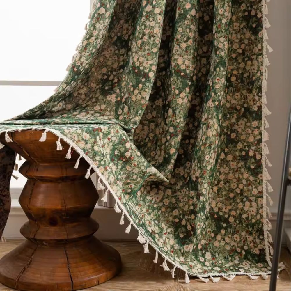 Floral Tapestry Curtain