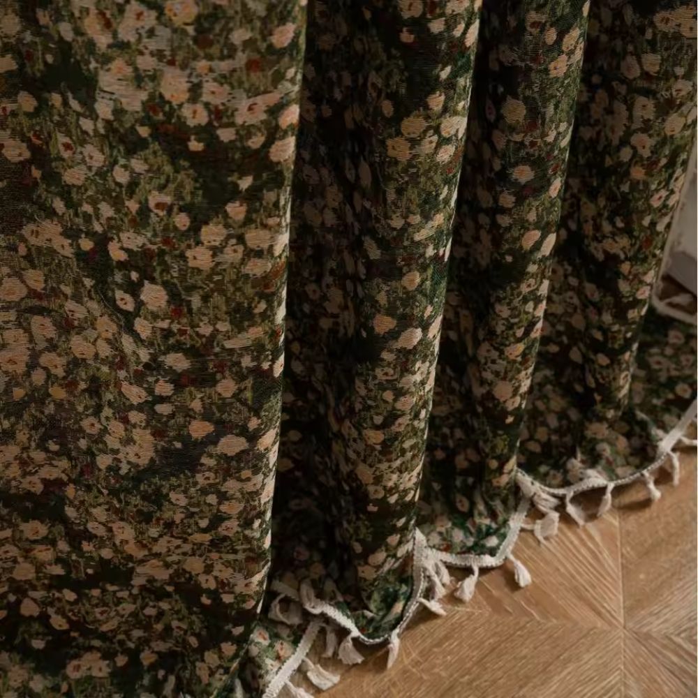 Floral Tapestry Curtain