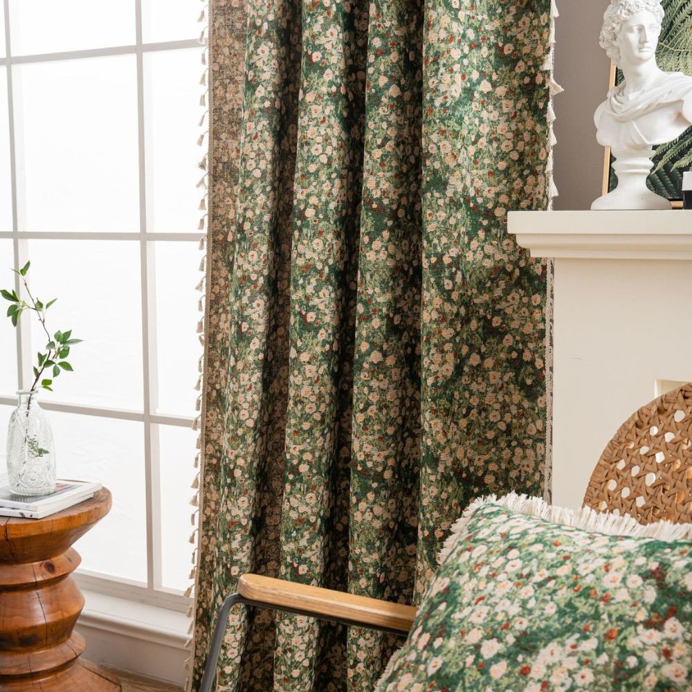 Floral Tapestry Curtain
