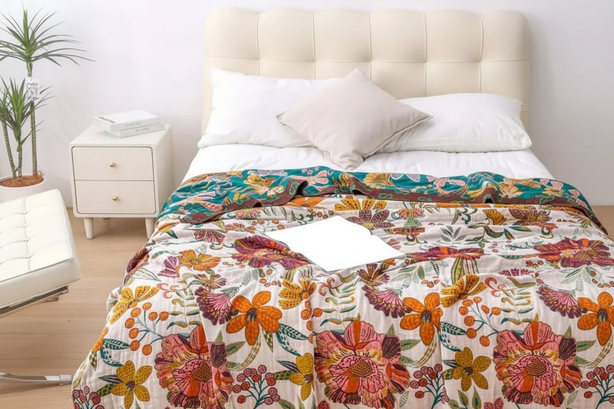 Floral Throw Blanket