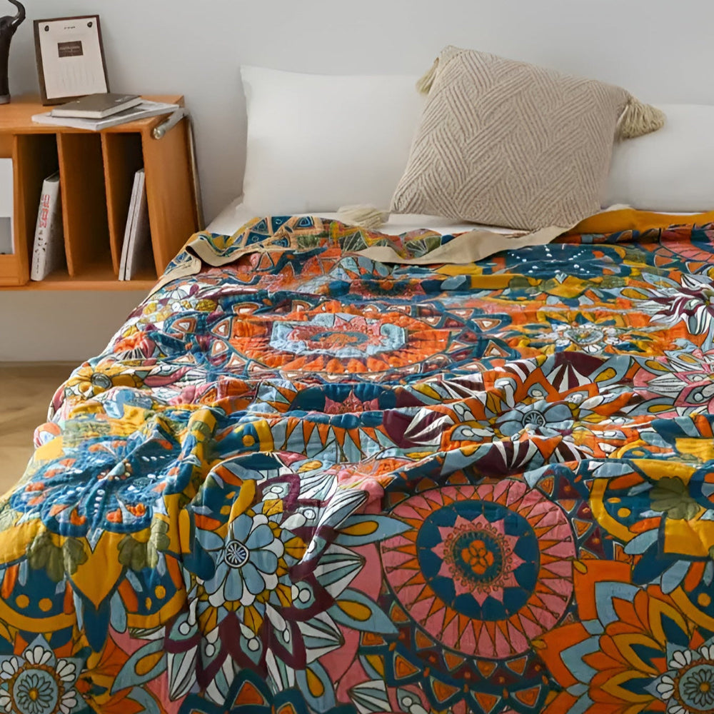 Floral Woven Blanket