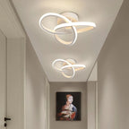 Flush Mount Ceiling Light | Integrated LED & Overlapping Rings
