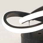 Flush Mount Ceiling Light | Integrated LED & Overlapping Rings