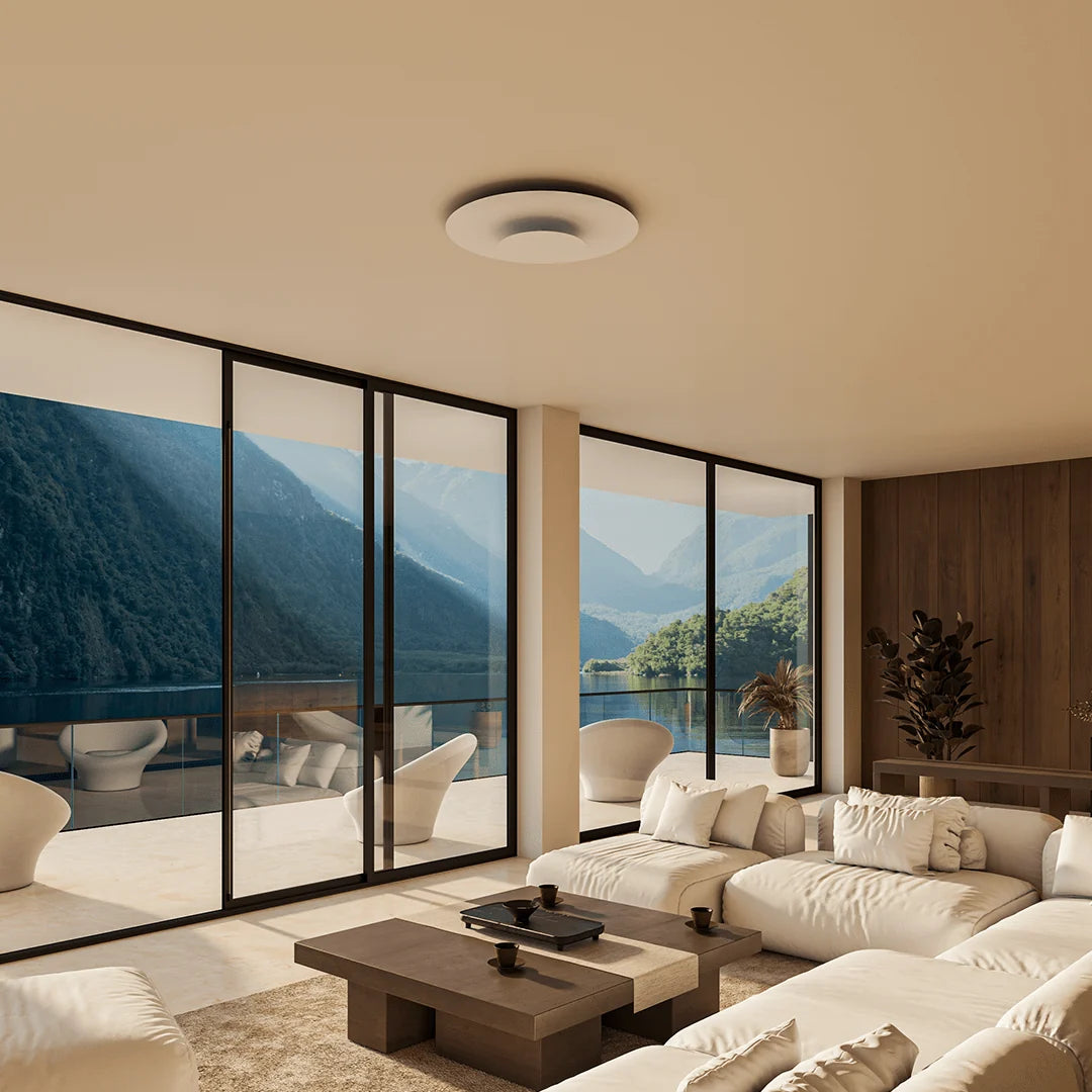 Flush Mount Ceiling Light | Modern Round Slim LED Panel
