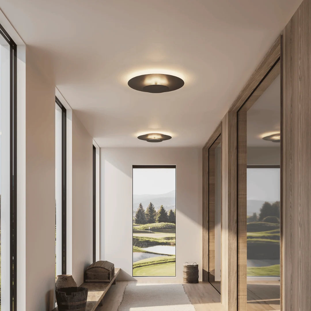 Flush Mount Ceiling Light | Modern Round Slim LED Panel