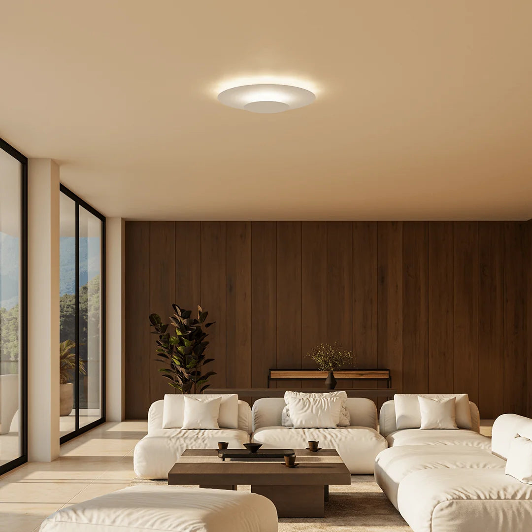 Flush Mount Ceiling Light | Modern Round Slim LED Panel