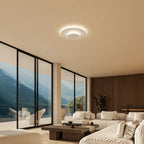 Flush Mount Ceiling Light | Slim Round LED Panel | Low-Profile