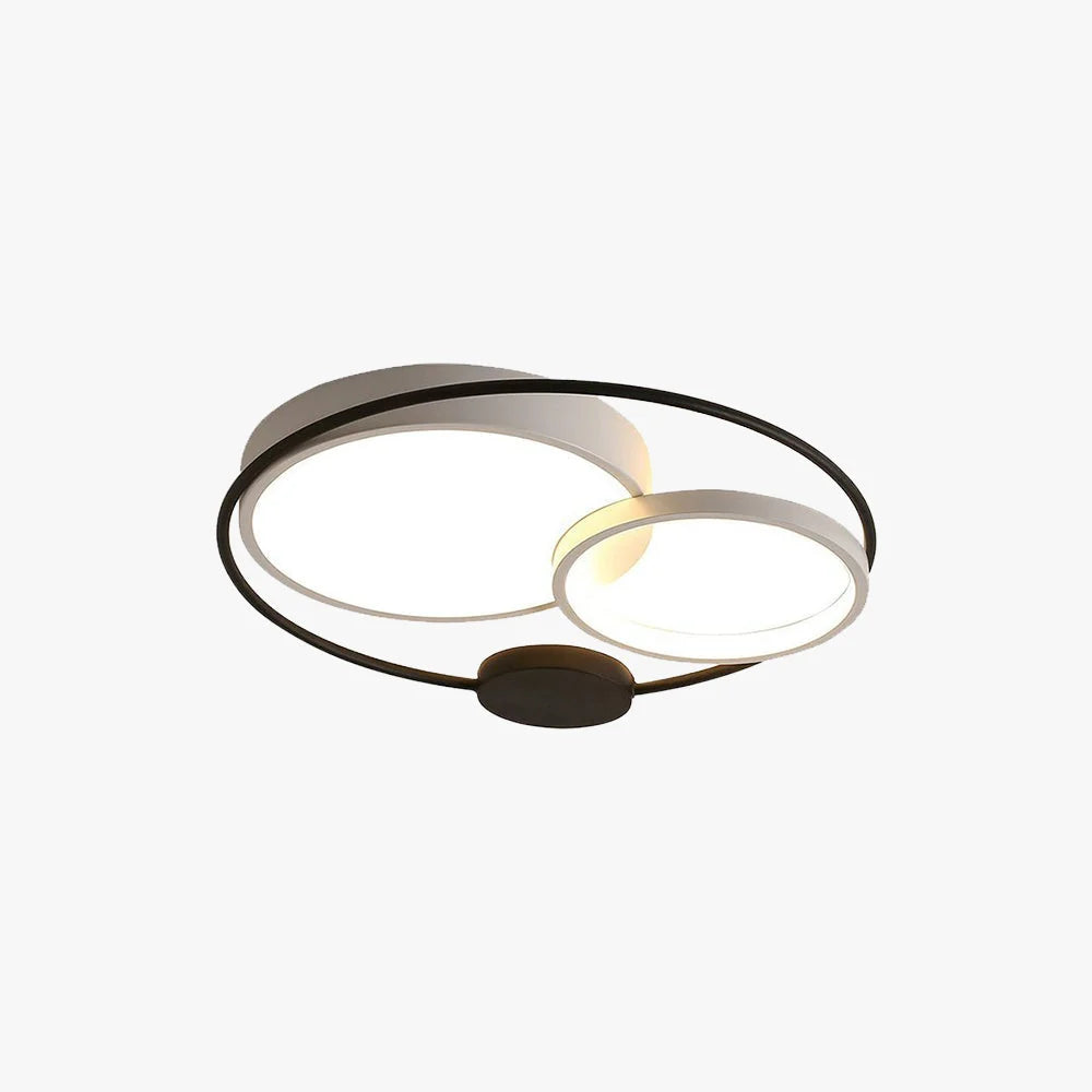 Flush Mount Ceiling Light | Round Acrylic Body | Dimmable 3-Color LED