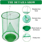 Fly Trap | Non-Toxic, Odor-Free & Reusable | Holds 4x More
