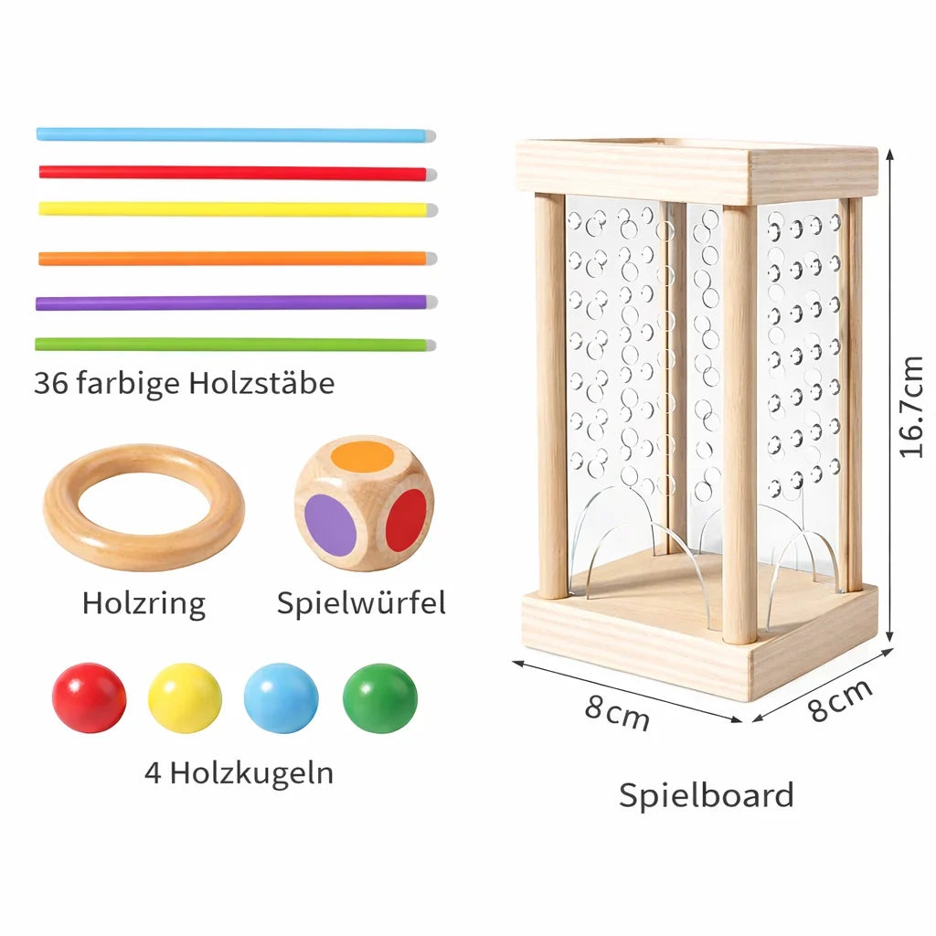 Focus Toy | Natural Wood & Adjustable Difficulty | Ages 3+