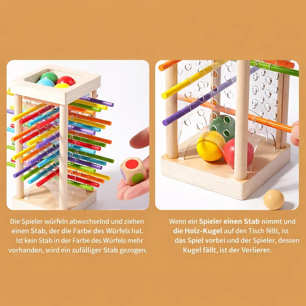 Focus Toy | Natural Wood & Adjustable Difficulty | Ages 3+