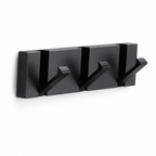 Wall Hooks | Foldable Space-Saving Aluminum | Adhesive or Screw Mount
