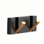 Wall Hooks | Foldable Space-Saving Aluminum | Adhesive or Screw Mount