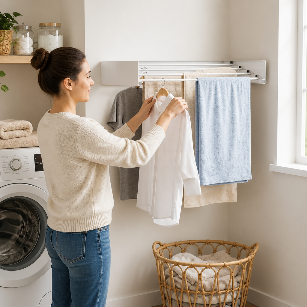 Drying Rack | Wall-Mounted & Fold-Flat | Holds up to 10 kg