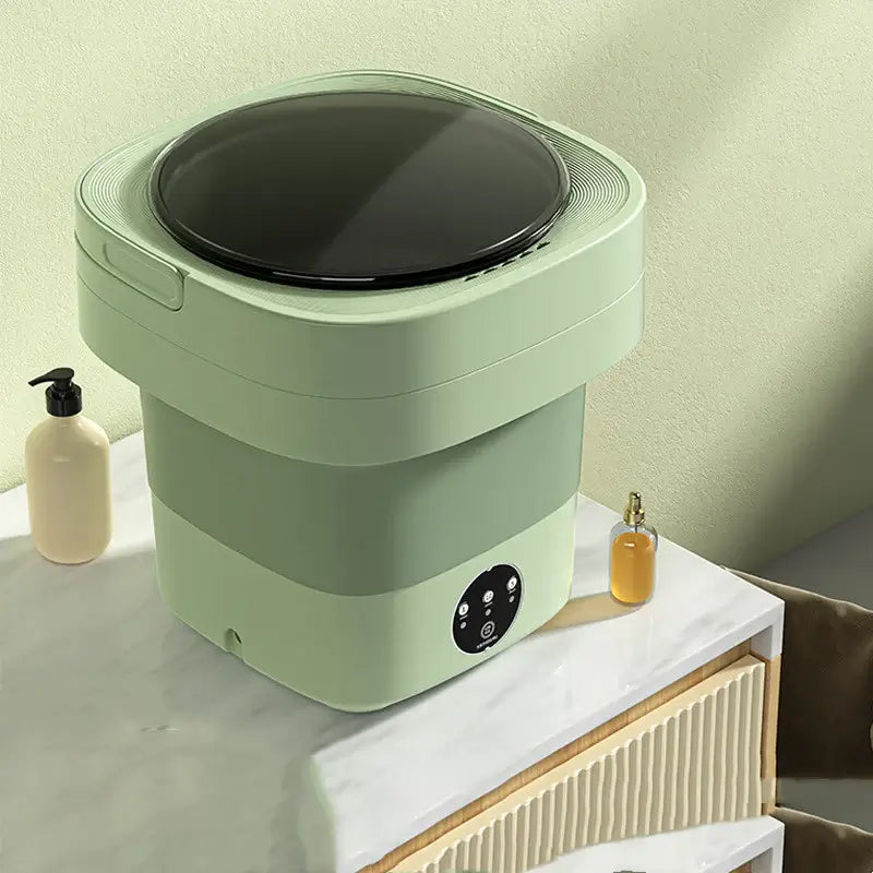 Foldable Washing Machine | Blue Light Disinfection & Spin Dry | 6L & 11L