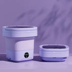Foldable Washing Machine | Blue Light Disinfection & Spin Dry | 6L & 11L