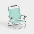 Folding Beach Chair | Lightweight Aluminum & Breathable Fabric | 4-Position Recline
