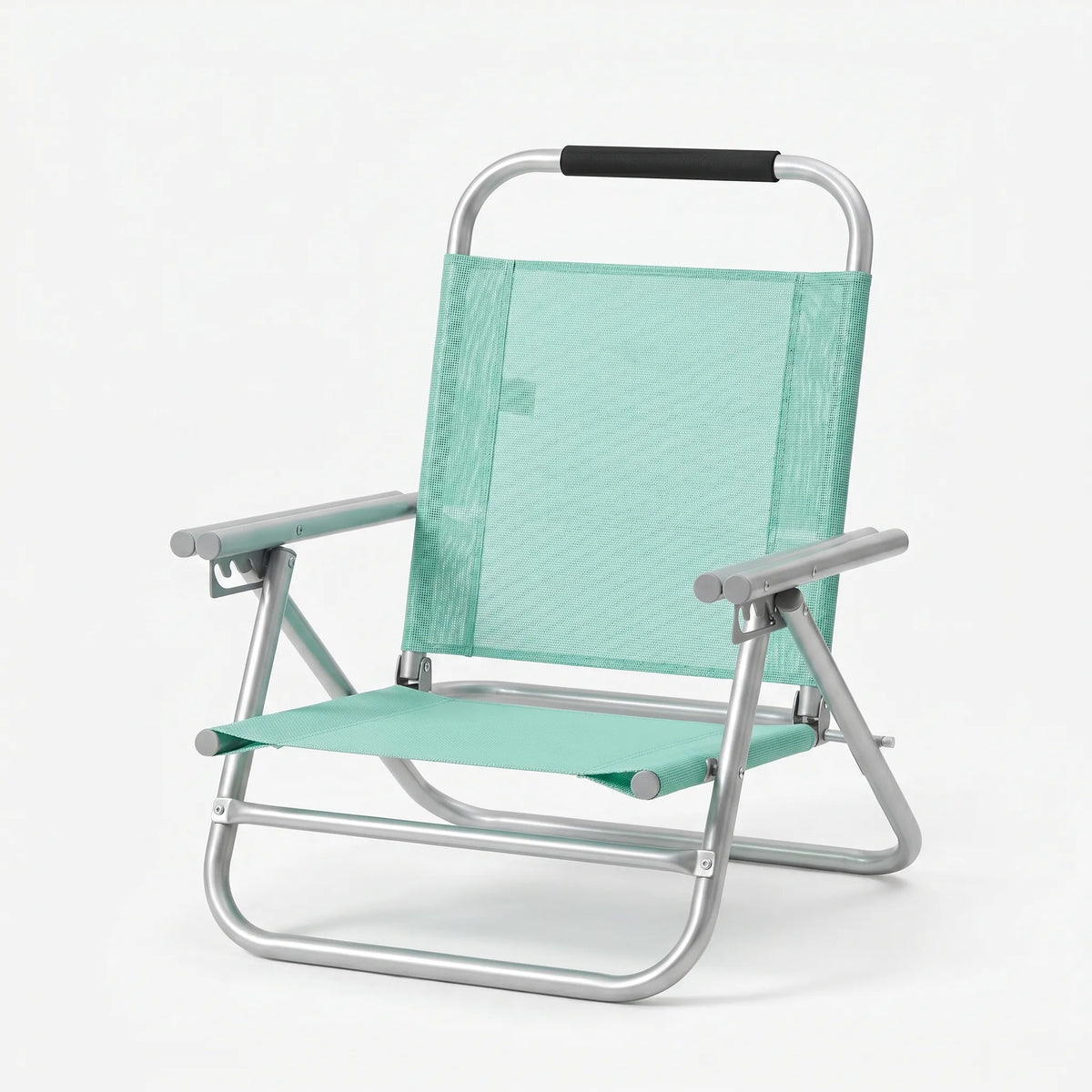 Folding Beach Chair | Lightweight Aluminum & Breathable Fabric | 4-Position Recline