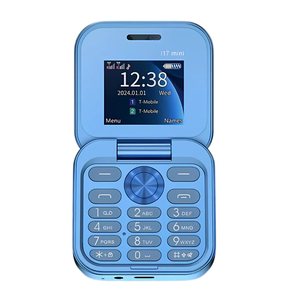 Folding Cell Phone | Dual SIM & MicroSD Slot | Pocket-Sized