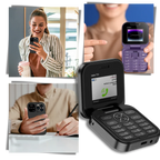 Folding Cell Phone | Dual SIM & MicroSD Slot | Pocket-Sized