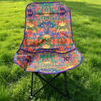Folding Chair | Ergonomic Patterned Seat & Weather-Resistant | Lightweight & Portable