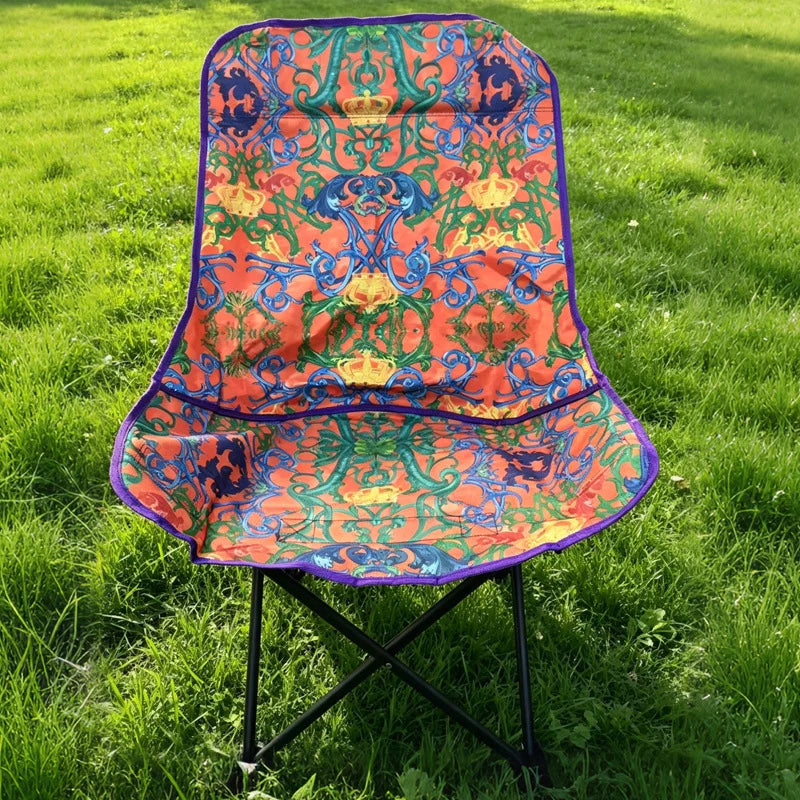 Folding Chair | Ergonomic Patterned Seat & Weather-Resistant | Lightweight & Portable