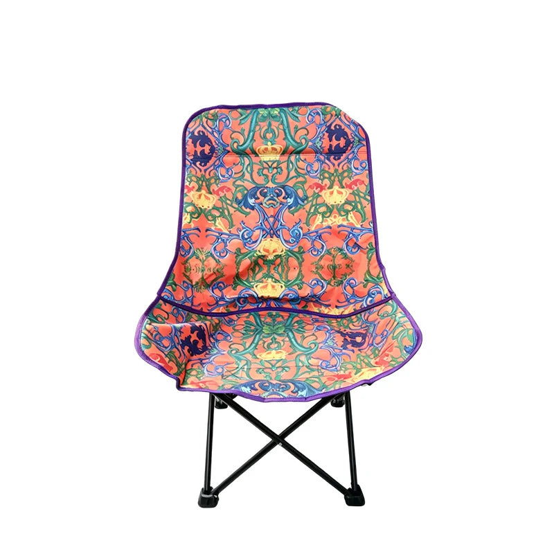 Folding Chair | Ergonomic Patterned Seat & Weather-Resistant | Lightweight & Portable