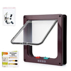 Folding Door | Integrated Cat Flap & 4-Way Security