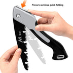 Folding Hand Saw | SK5 Steel Serrated & Non-Slip Handle