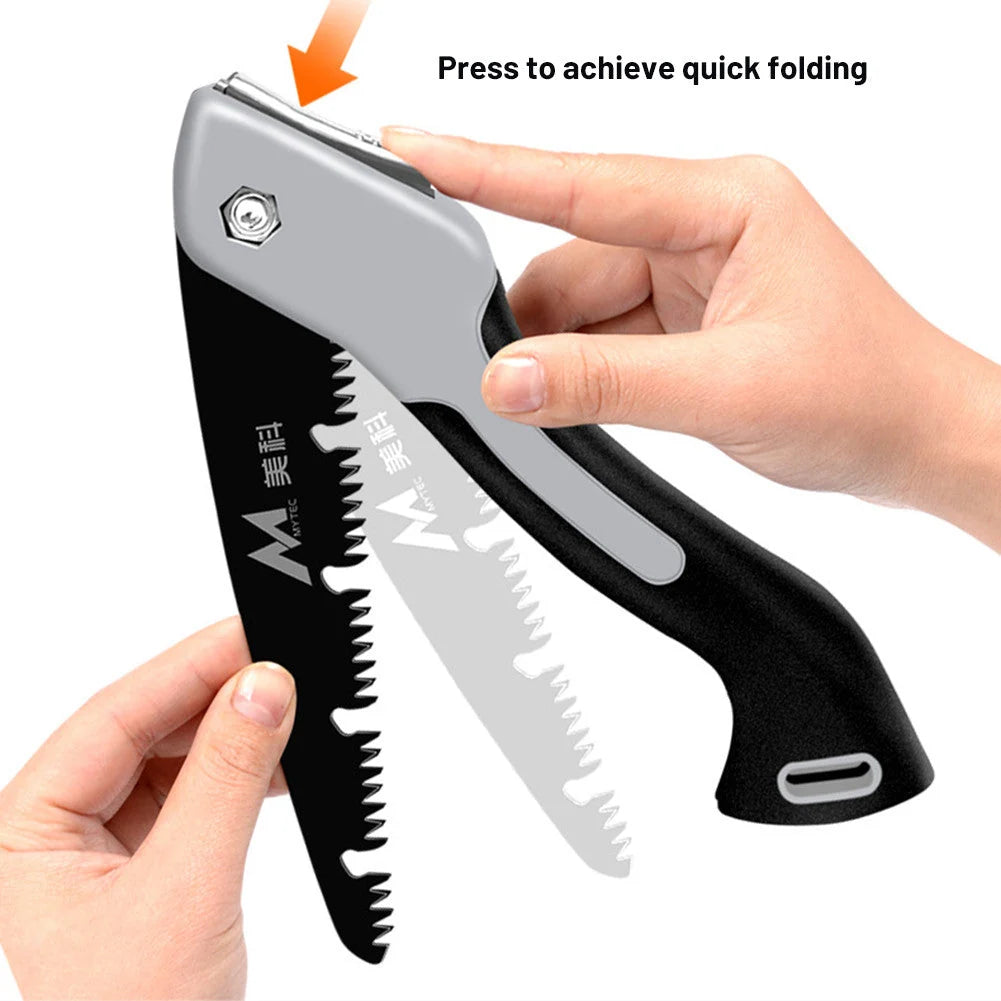 Folding Hand Saw | SK5 Steel Serrated & Non-Slip Handle