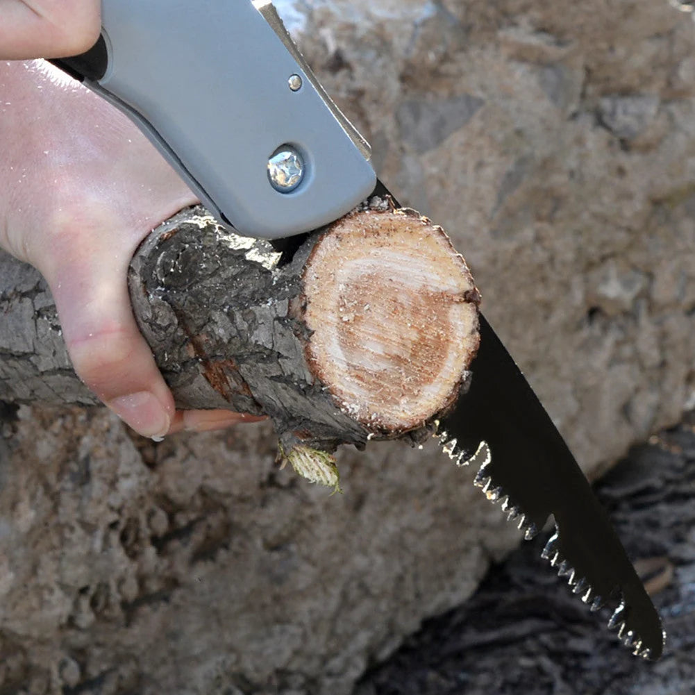 Folding Hand Saw | SK5 Steel Serrated & Non-Slip Handle