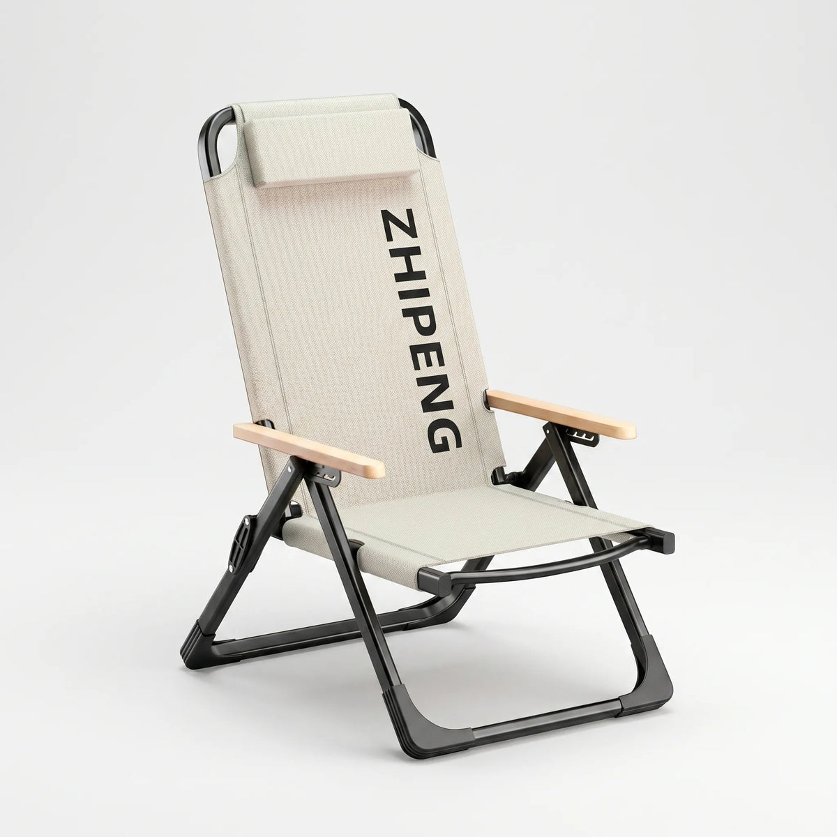 Folding Lounge Chair | Reclining & Space-Saving | Padded Headrest
