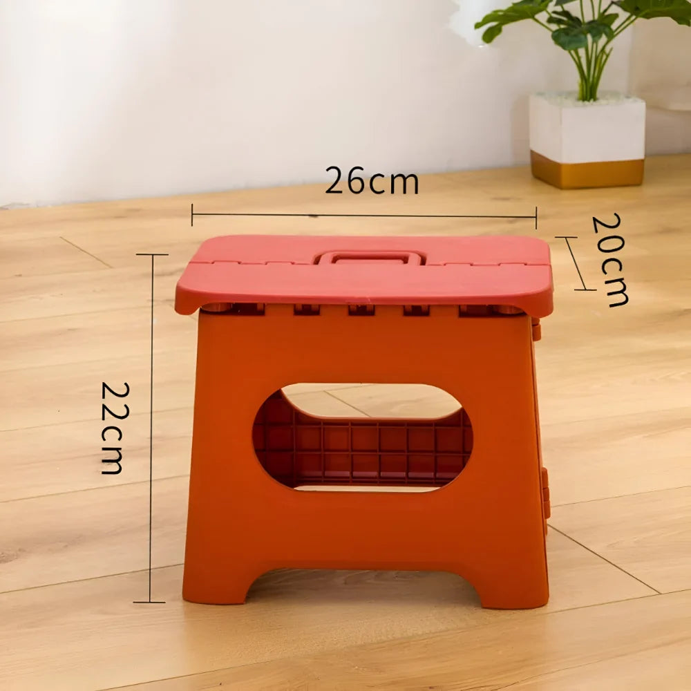 Folding Step Stool | Reinforced Plastic & Portable | 300 lb Capacity