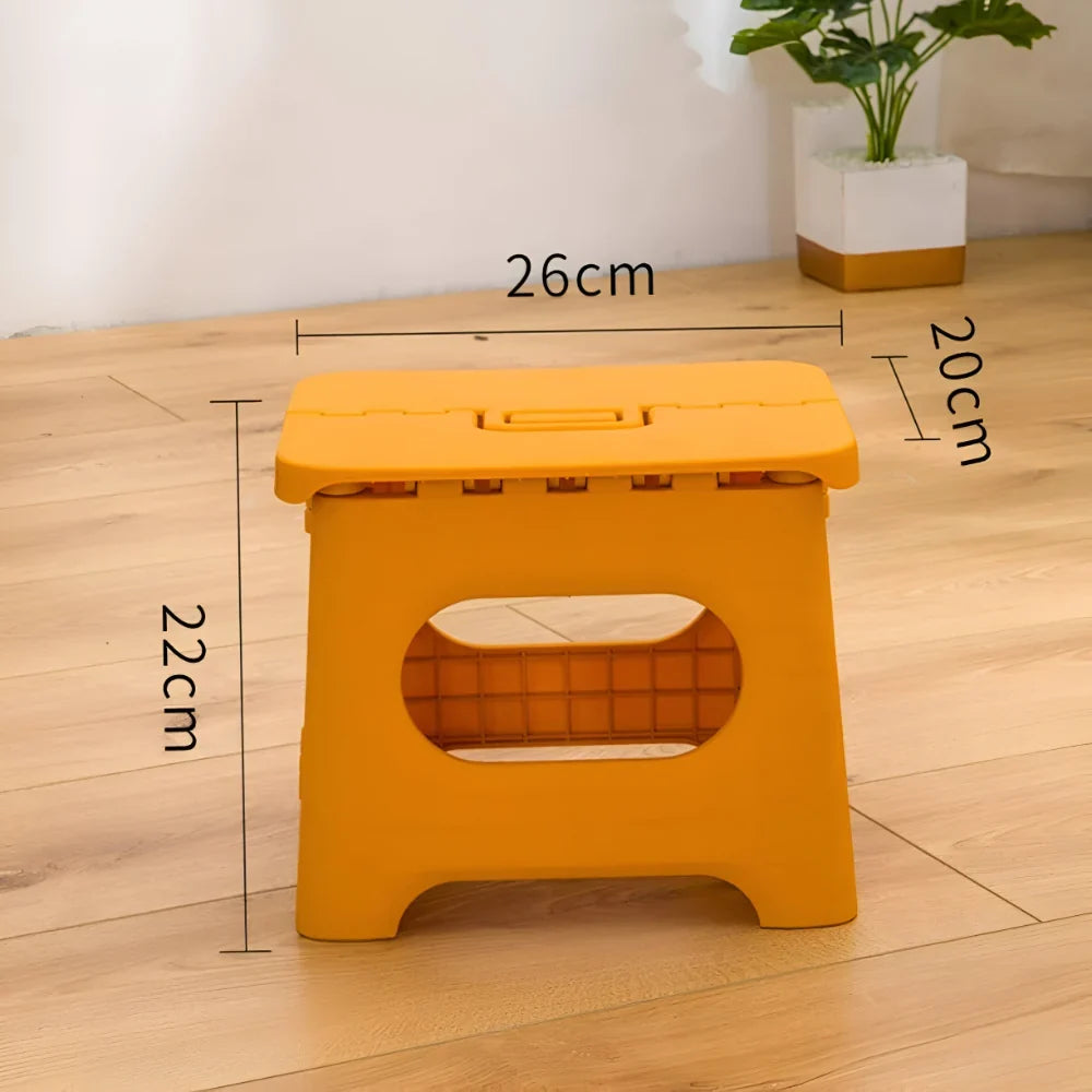 Folding Step Stool | Reinforced Plastic & Portable | 300 lb Capacity