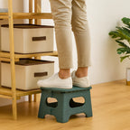 Folding Step Stool | Reinforced Plastic & Portable | 300 lb Capacity