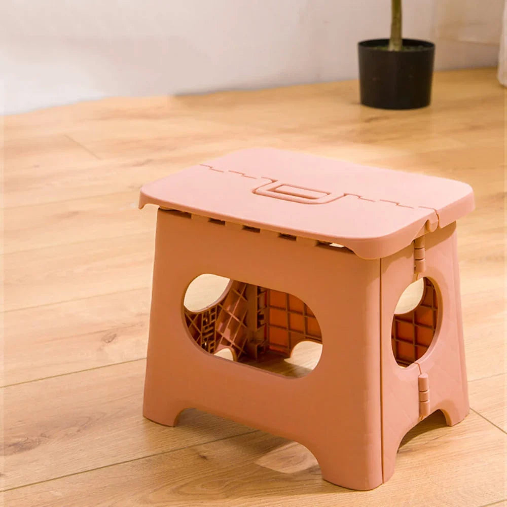 Folding Step Stool | Reinforced Plastic & Portable | 300 lb Capacity
