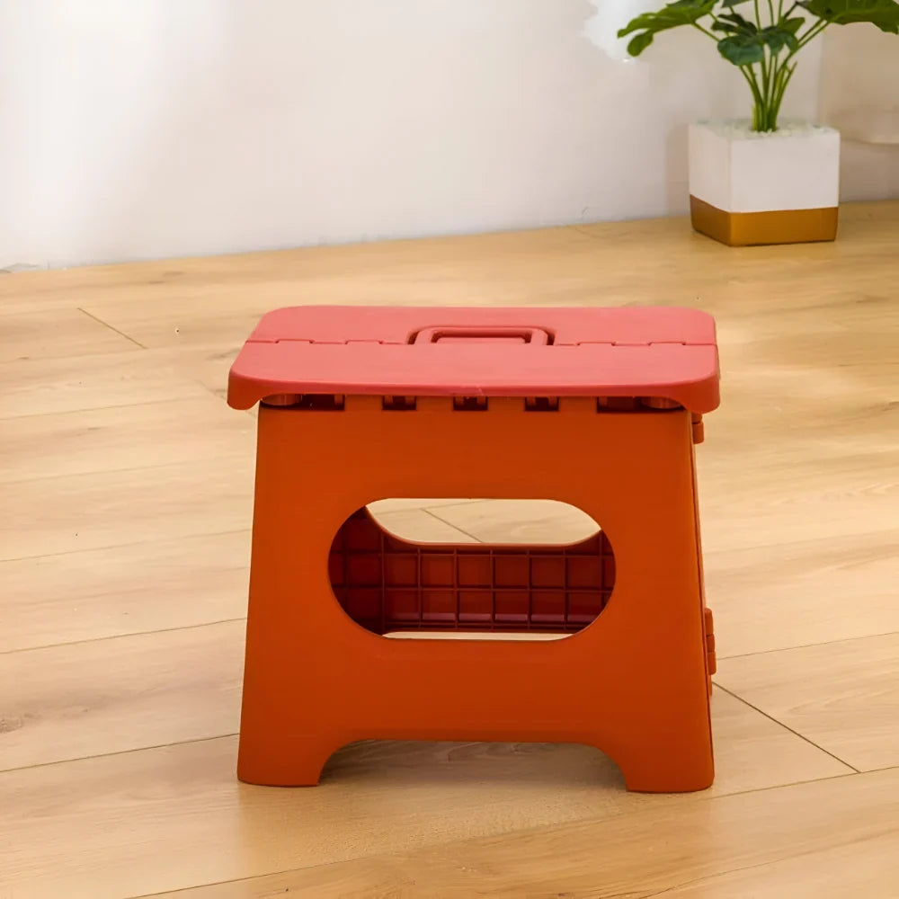 Folding Step Stool | Reinforced Plastic & Portable | 300 lb Capacity
