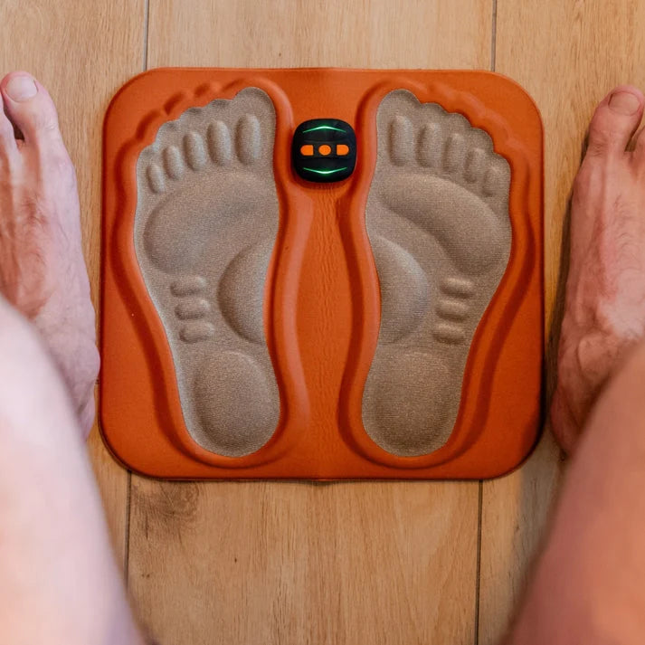 Foot & Lower Leg Stimulator | Wireless NMES & Copper‑Fiber Cushion
