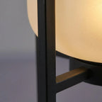 Freestanding Garden Lamp | Solar-Powered Automatic & Frosted Glass Shade