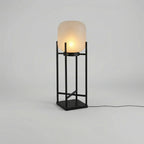 Freestanding Garden Lamp | Solar-Powered Automatic & Frosted Glass Shade