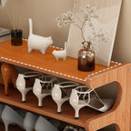 Freestanding Shoe Rack | Natural Bamboo & Open Shelves | Widths 30–80 cm