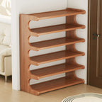 Freestanding Shoe Rack | Natural Bamboo & Open Shelves | Widths 30–80 cm