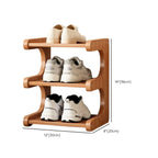 Freestanding Shoe Rack | Natural Bamboo & Open Shelves | Widths 30–80 cm