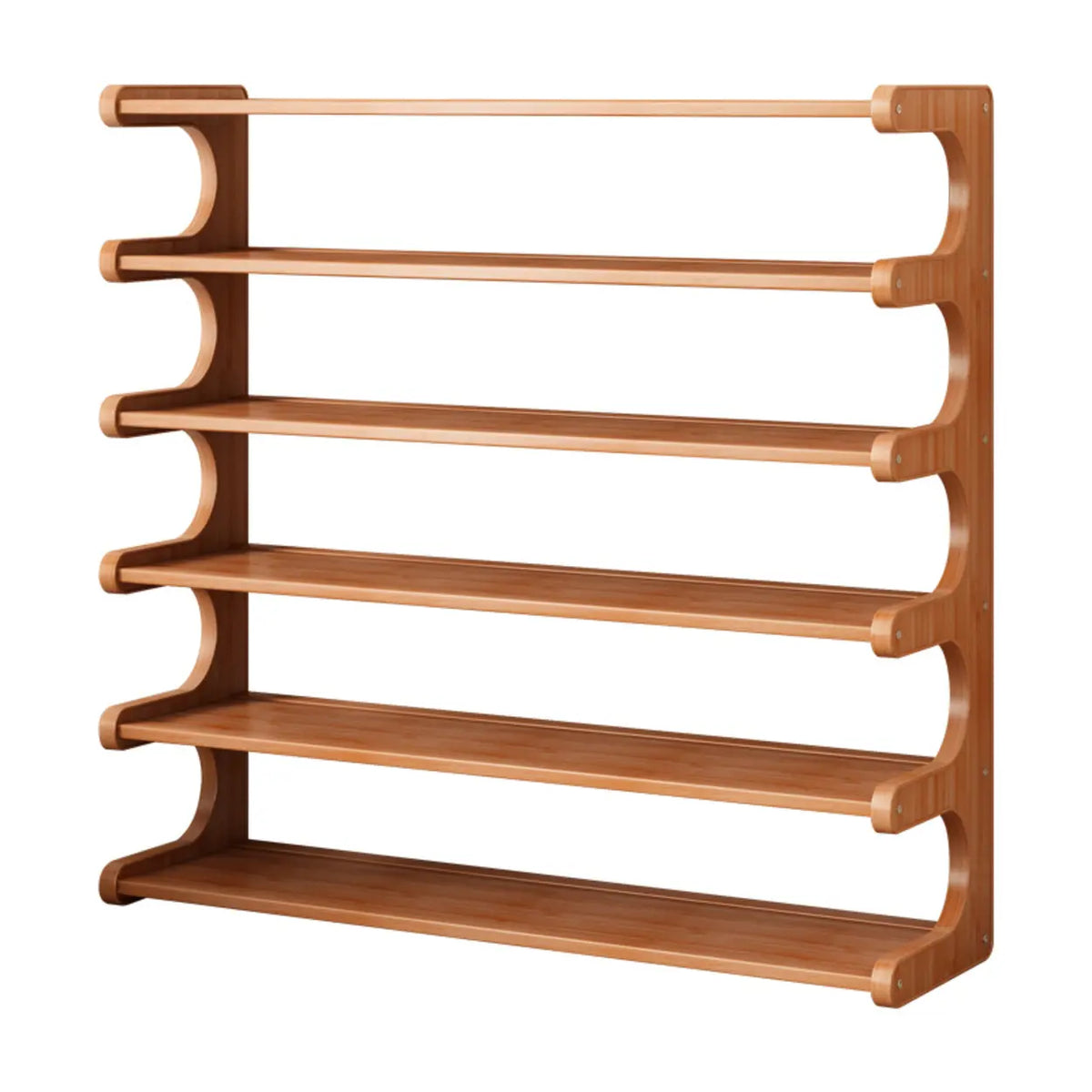 Freestanding Shoe Rack | Natural Bamboo & Open Shelves | Widths 30–80 cm