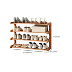 Freestanding Shoe Rack | Natural Bamboo & Open Shelves | Widths 30–80 cm